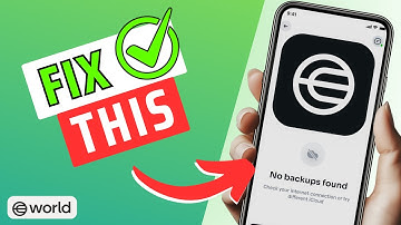 How To Fix “No Backups Found” Error In World App (Restore Account Backup)