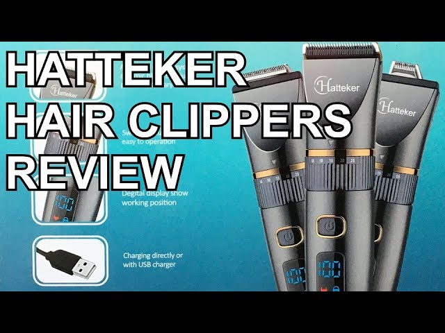 hatteker professional hair clipper review