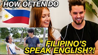 Is THIS The Reason Filipinos Speak English So OFTEN? SURPRISED REACTION!