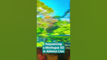 Korg Minilogue XD sequenced in Ableton Live 🎹💻🔔