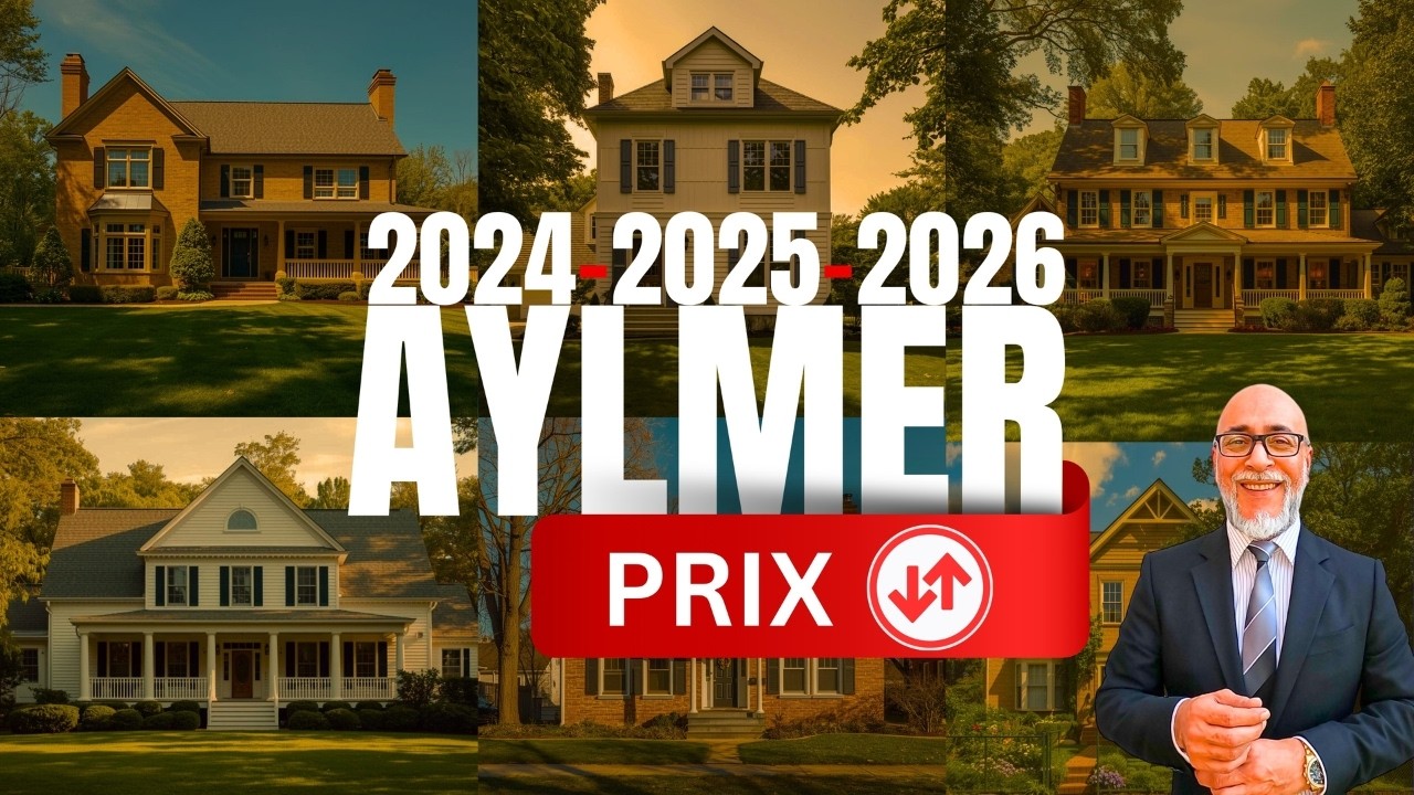 IMMOBILIER AYLMER ✚ PRIX MÉDIANS DES MAISONS VENDUES ✚ 3 RUES LES PLUS POPULAIRES D'AYLMER! 📊🔥