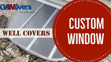 Frosted GE Lexan Window Well Covers By HandyManny Custom Window Well Covers