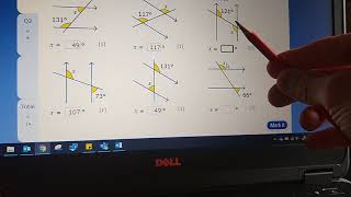 Angles in parallel lines - MyMaths solution