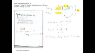 MIF Workbook 3A Solutions Ch.9 Using Bar Models Multiplication & Division Problem Solving