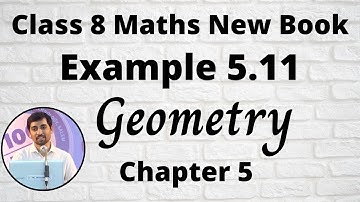 TN Class 8 Maths Geometry Example 5.11 New Book 2020  Pythagoras theorem in problems