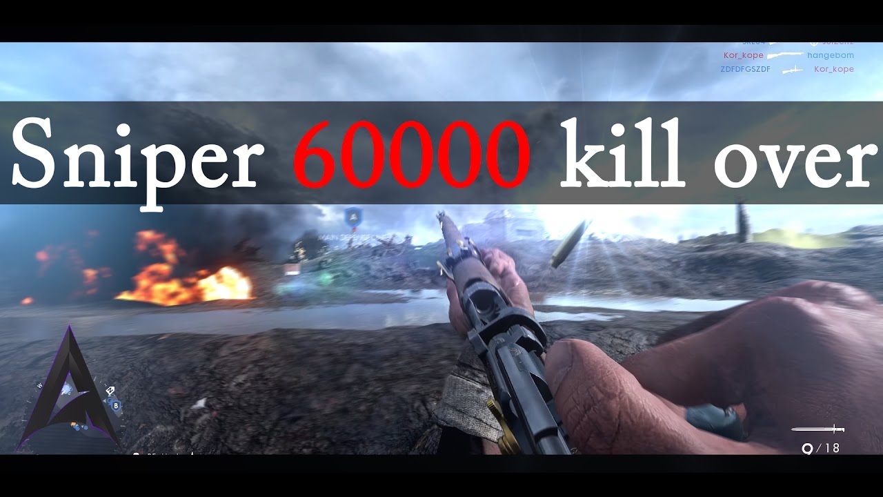 Battlefield 1 Fragshow スナイパー60000キル突破記念 4K by Ascend Tsumugi - Battlefield 1 Sniping Fragshow starring Ascend Tsumugi