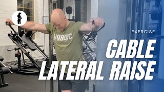 Cable Lateral Raise (Low Cable)