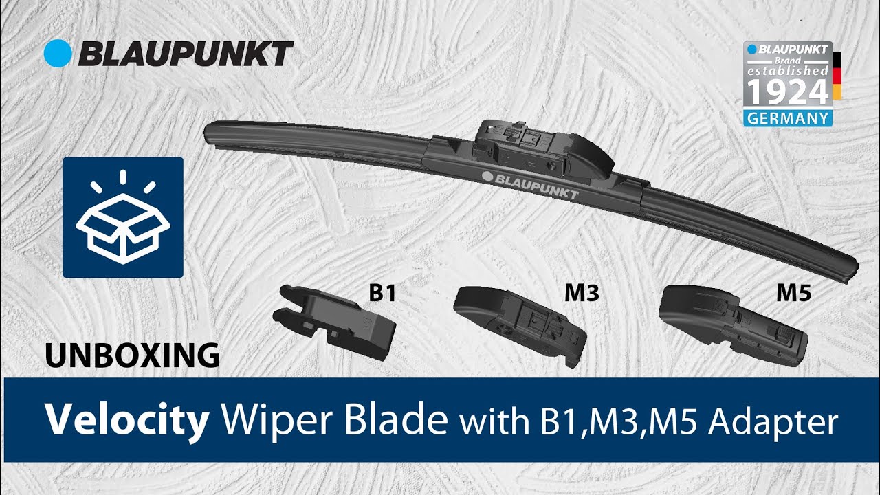 Unboxing VELOCITY WIPER BLADE with Multi Adapters - Blaupunkt Wiper