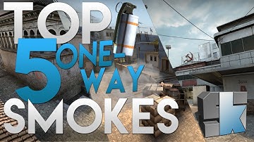 CSGO : Top 5 one-way smokes