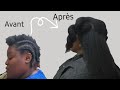 Routine simple pour des cheveux longs et épais / Traitement naturel anti-casse