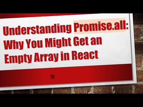 Understanding Promise.all: Why
