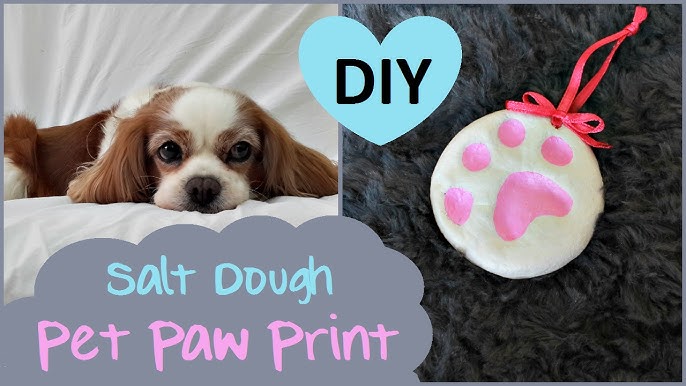 Diy Paw Print Painting Keepsake. Learn How To Make A Homemade Paw Print  Painting. - Youtube