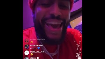 DAVE EAST ON IG LIVE PREVIEWING BEATS 2021