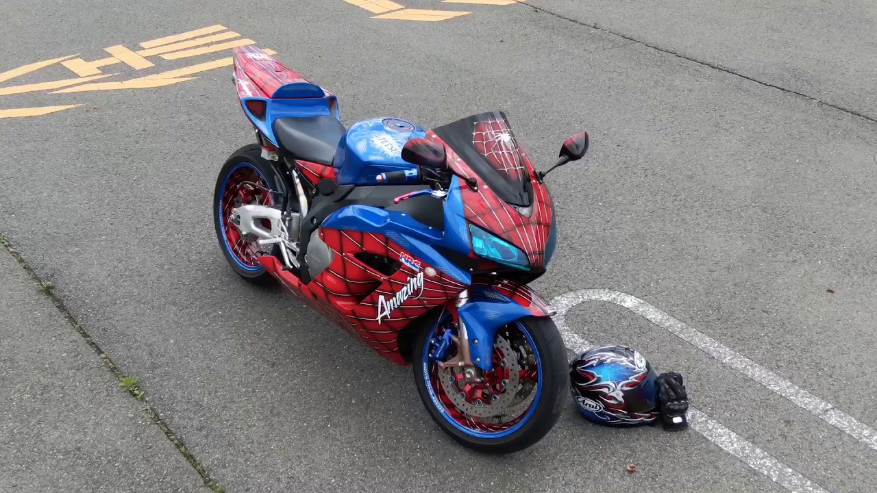カスタムバイク バイク紹介 カスタムペイント No 4 カスタムペイント Cbr1000rr Youtube
