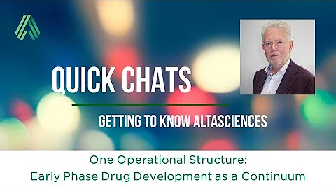 QUICK CHATS — Altasciences' One Operational Structure