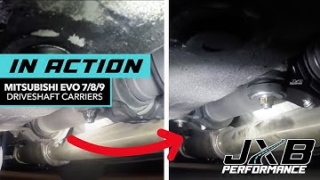 Evo 9 Driveshaft Behavior Before and After JXB Performance Carrier