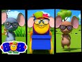 Three Blind Mice Story | Preschool Nursery Rhymes | Stories for Kids | Cartoon Song by Bob The Train