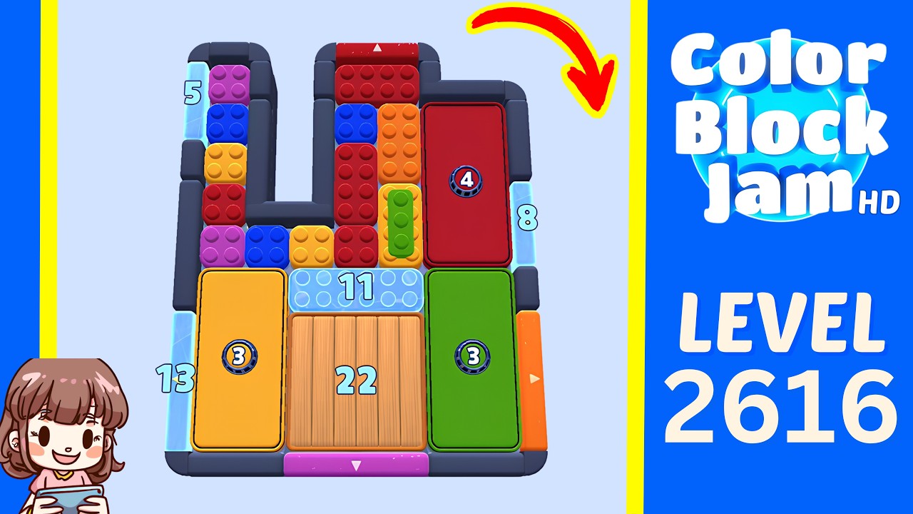 Color Block Jam Level 1684 (2616) Solution Walkthrough - YouTube