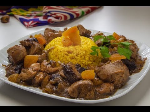 طريقة عمل طاجن الفراخ بالقراصية والمشمش ومهلبية القمر مع الشيف غادة مصطفى ElWASFA