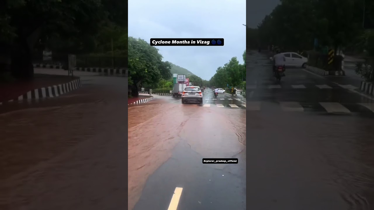 Montha alert! ••. Please avoid beach roads and low-lying areas🚫|