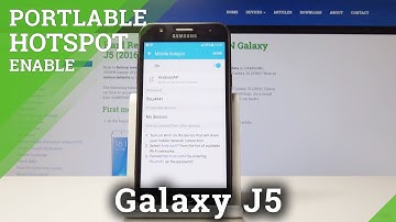 How to Enable Portable Hotspot in SAMSUNG Galaxy J5 - Network Sharing