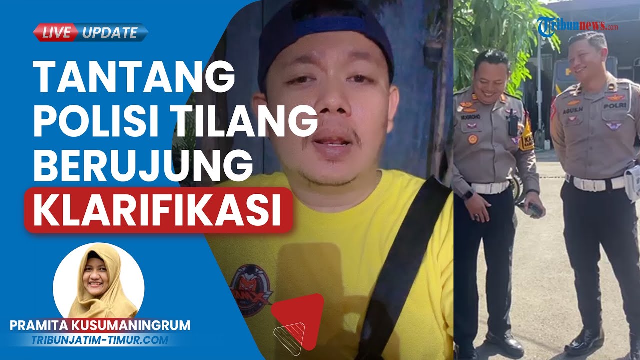Viral Video Pria Ponorogo Tantang Polisi agar Tilang Dirinya, Kini Pelaku Ciut Berujung Klarifikasi