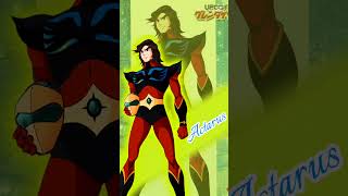 Atlas Ufo Robot Goldrake Comandante Actarus, Capitano Alcor e Tenente Maria