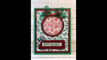 Glitter & Bling Ornament Card 12 2 20