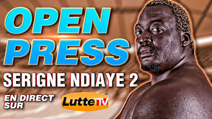 🛑Direct - Open Press de Serigne Ndiaye 2 pour son combat contre Doudou Sanè...