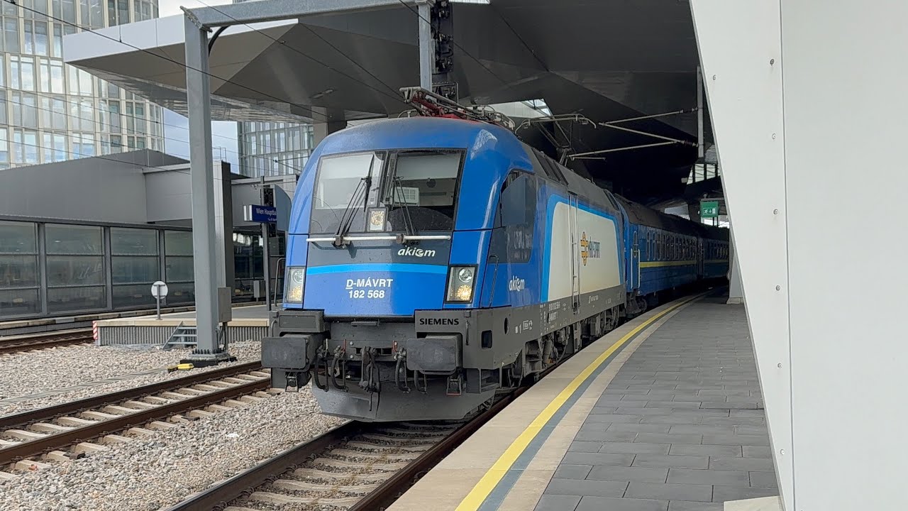 Vonatok Wien HBF-en| #2