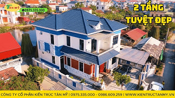 Mẫu nhà 2 tầng tuyệt đẹp tại Bắc Ninh | Thiết kế và thi công trọn gói bởi Kiến Trúc Tân Mỹ