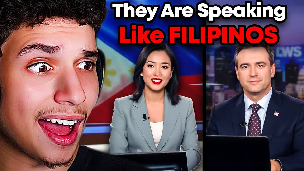 Как филиппинский английский используется на миллионах новостных каналов в Америке...