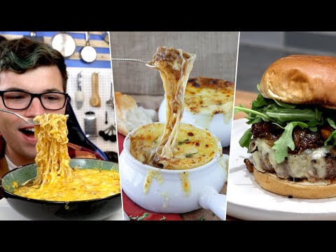 I Found The Best French Onion Recipes - French Onion Ramen, Cheese Burger, Stuffed Chicken, Soup