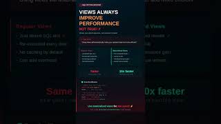Views Do NOT Always Improve Performance #ytshorts