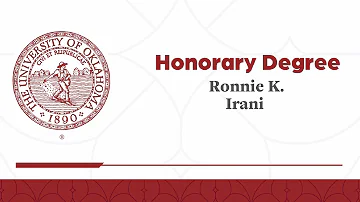 2023 Honorary Degree Recipient Ronnie K. Irani | University of Oklahoma