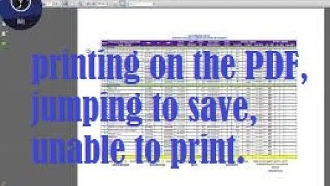 មានបញ្ហារពេលprint នៅលើPDF លោត save មិនអាច Print
