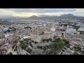 Petrer y su castillo en 4k - A vista de dron