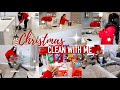 CHRISTMAS CLEAN WITH ME || EXTREME CLEANING MOTIVATION || FESTIVE ALL DAY CLEAN