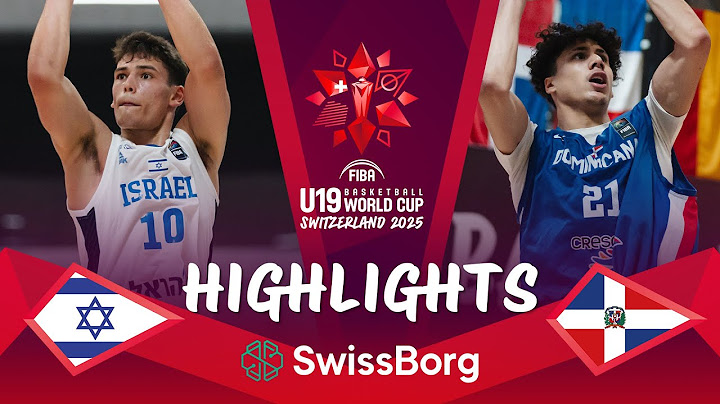 ISR 🇮🇱 vs DOM 🇩🇴 | Extended Highlights | FIBA U19 Basketball World Cup 2025 #fibau19