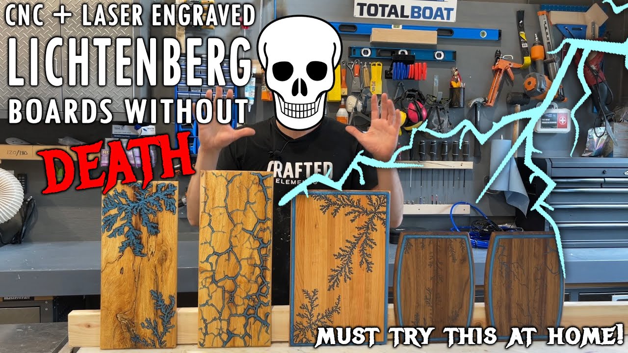 HOW I TURN $10 WOOD INTO $200 ART Fractal Wood Burning 