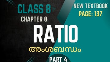 RATIO / Chapter 8 / Class 8 /Maths/   Page 137 / part 4