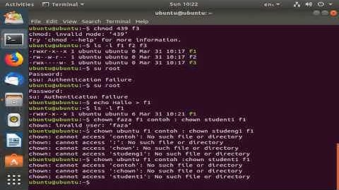 Hak akses pada linux (ubuntu)