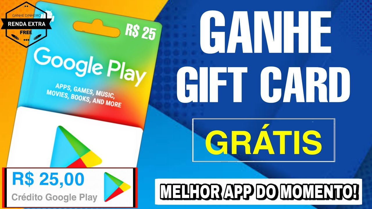 CORRE ! COMO GANHAR R$25 REAIS EM GIFT CARD DA | Google play Story ...