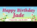 Jade Zeno&#39;s 7th Birthday Video 2021