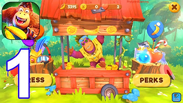 Banana Kong 2: Running Game - Gameplay Walkthrough Part 1 Tutorial New Update (Android, iOS)