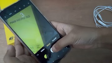how to set timer when clicking photo on poco M3 pro 5g, poco mobile camera setting