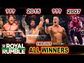 Every Royal Rumble Match Winner 1988 2025 All WWE Royal Rumble Winners 