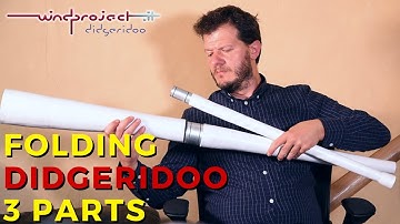 Foldable Didgeridoo, for traveling. With the greatest Windproject playbility and quality sound