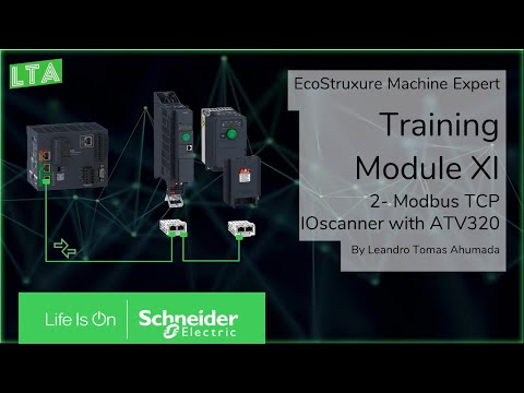 EcoStruxure Machine Expert Training - M11.2 Modicon M262 Modbus Tcp IOScanner with ATV320