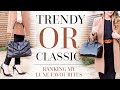 RATING MY LUXURY WINTER FAVOURITES | TRENDY TO CLASSIC | AD